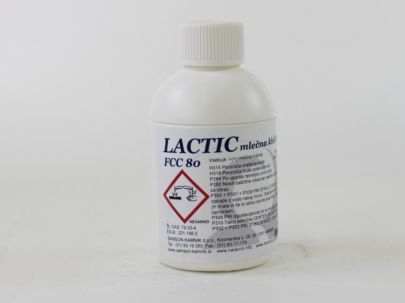 LACTIC - mlečna kislina 80% FCC 250 ml